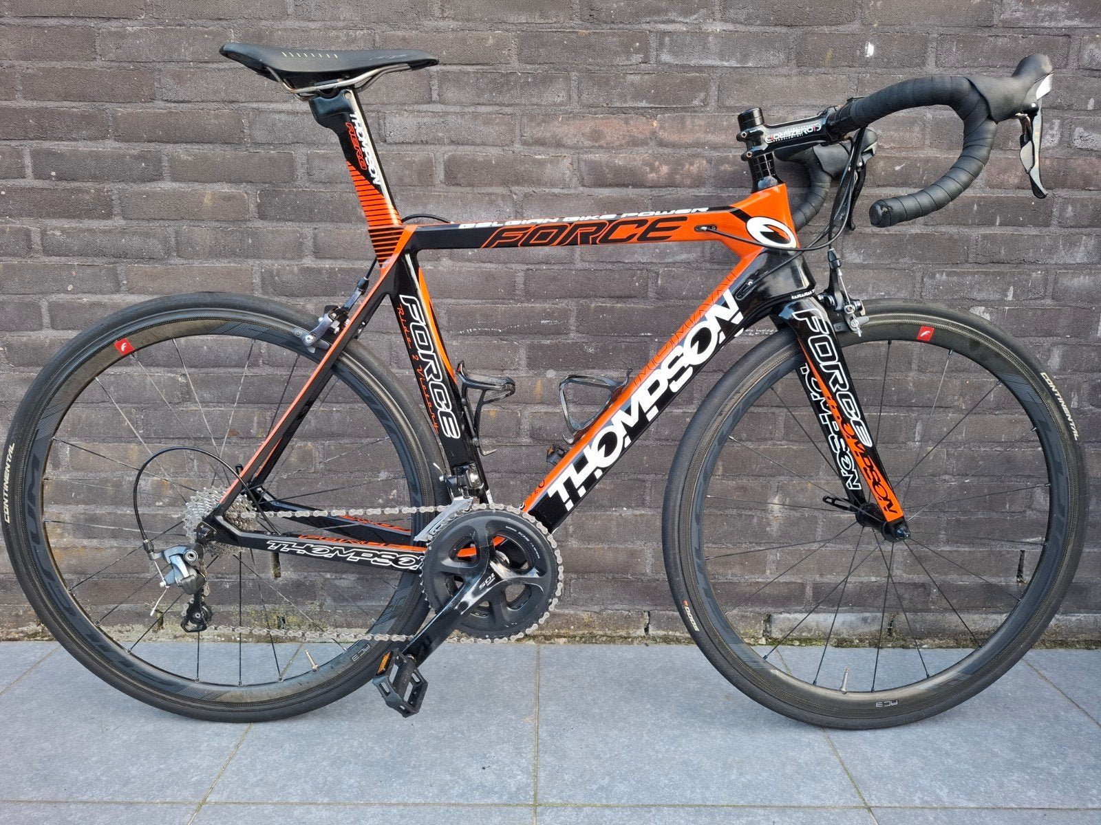 Thompson Force 10sp, Fietsen en Brommers, 28 inch, Gebruikt, Carbon, 15 tot 20 versnellingen