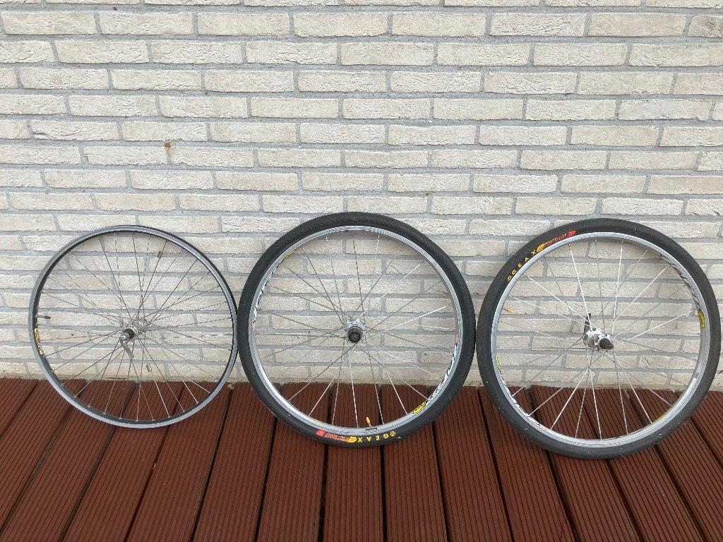 26  inch MAVIC fietswielen MTB met GEAX Streetrunner banden, Zo goed als nieuw, Ophalen, Wiel, Mountainbike