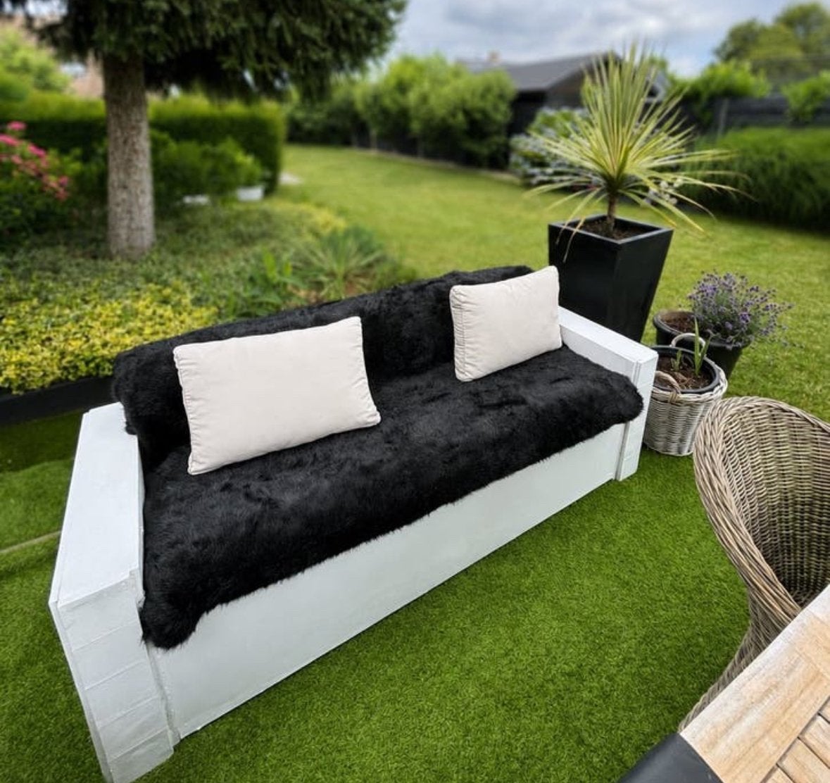 Loungebank tuin - 200cm (DRINGEND WEG), Tuin en Terras, Tuinbanken, Ophalen, Gebruikt