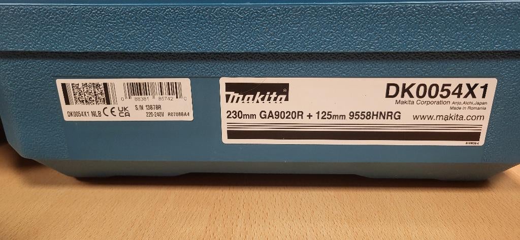 Set de disqueuse makita  DK 0054X1, Enlèvement, Neuf, 700 à 1000 watts, Meuleuse droite