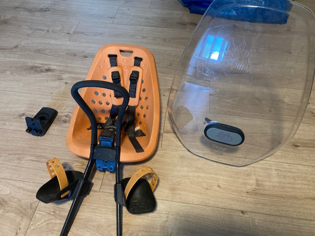 Yepp mini siege velo bebe, Vélos & Vélomoteurs, Enlèvement, Utilisé, Siège avant, YEPP/THULE