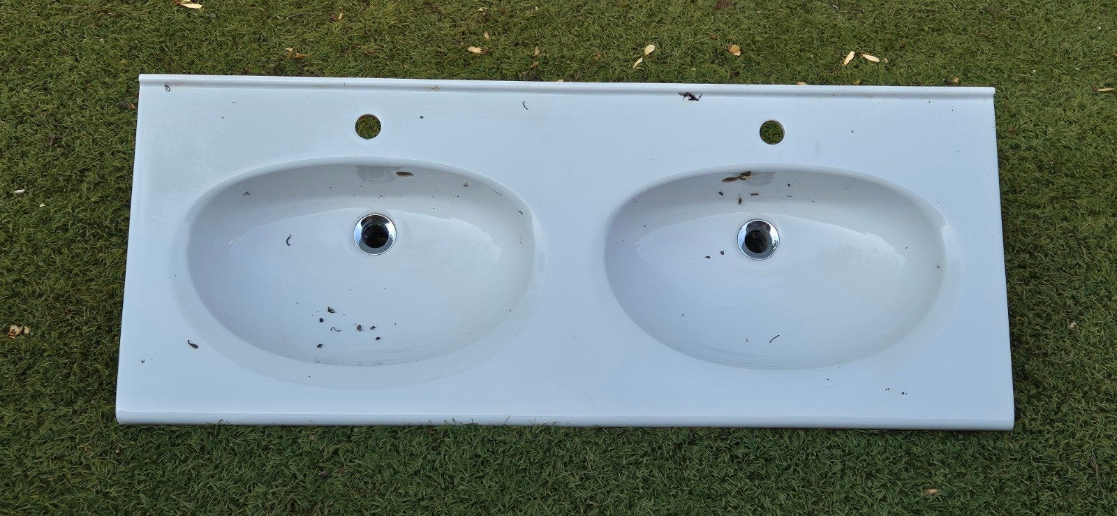 Lavabo wastafel (Dubbele Lavabo), Ophalen, Zo goed als nieuw, Wasbak of Wastafel