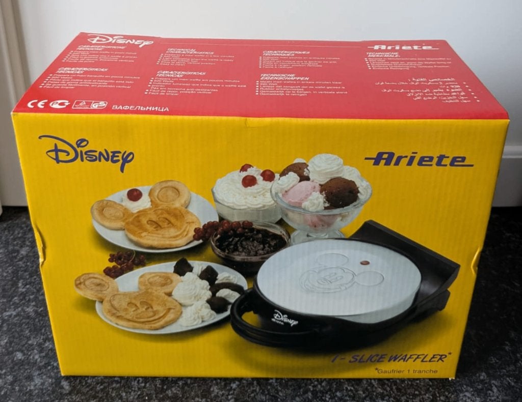 Gaufrier Disney Mickey Mouse NEUF dans sa boîte d'origine !, Enlèvement ou Envoi, Neuf
