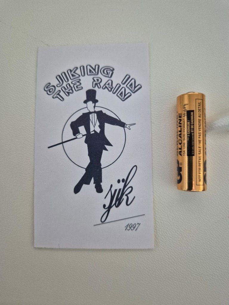 Carnaval Aalst sticker Sjik 1997, Ophalen of Verzenden