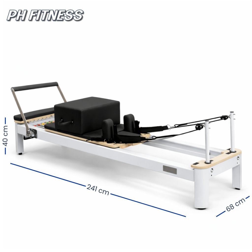 PH Fitness Aluminium Pilates Reformer - Studio Apparaat, Sport en Fitness, Ophalen, Nieuw, Rug, Overige typen