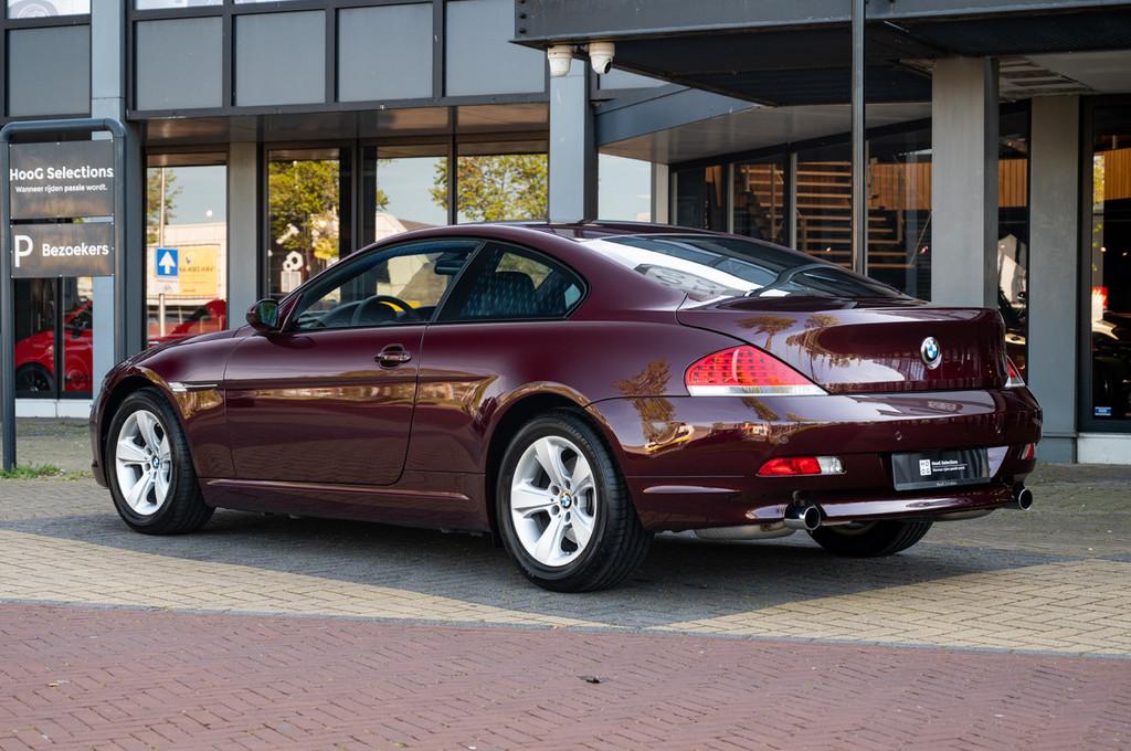 BMW 6 Serie 630i (bj 2006, automaat), Auto's, BMW, Automaat, 4 zetels, Gebruikt, Zwart
