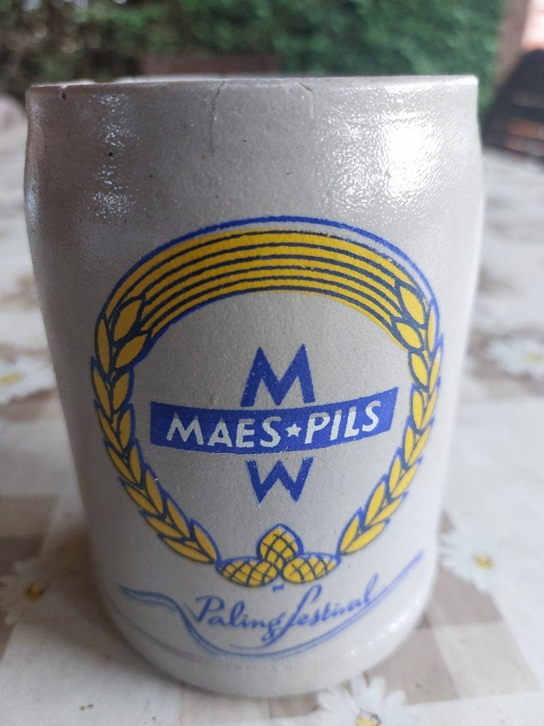 Bierpot Maes Pils, Ophalen of Verzenden, Gebruikt, Pul(len), Overige merken