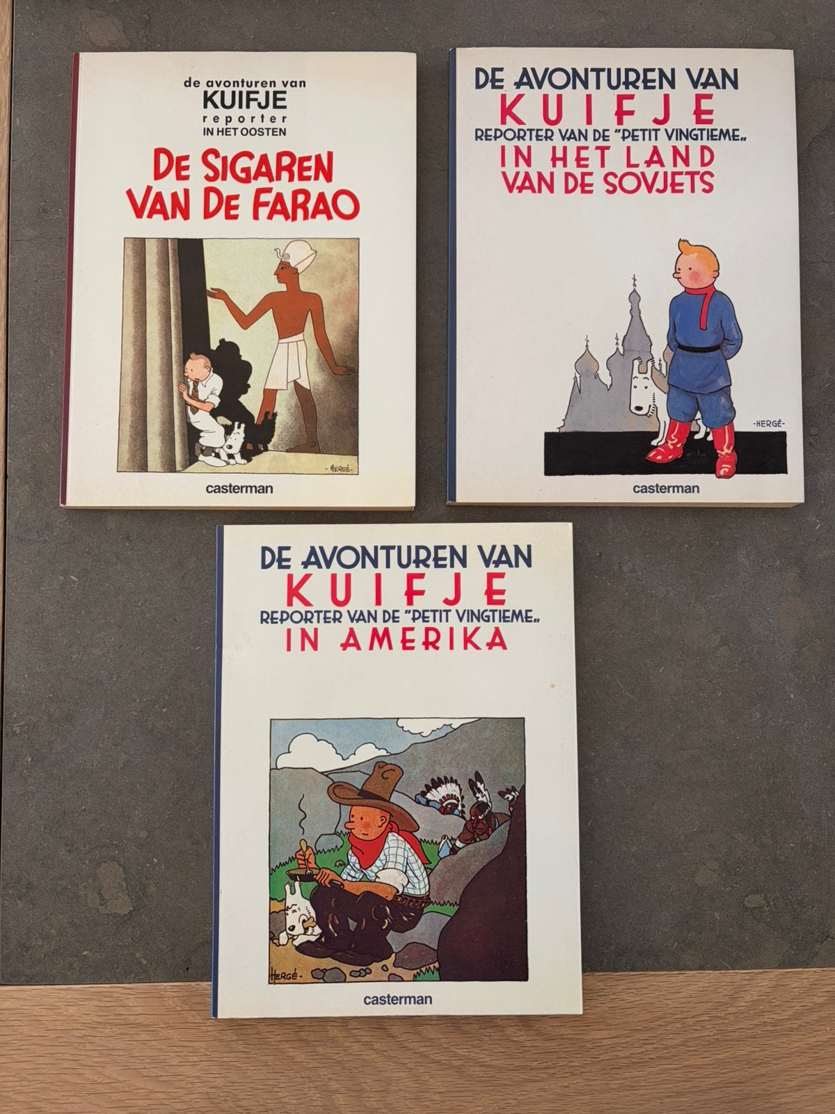 3 Kuifje strips Casterman uitgaven facsimile vooroorlogs, Boeken, Stripverhalen, Meerdere stripboeken, Ophalen of Verzenden, Zo goed als nieuw