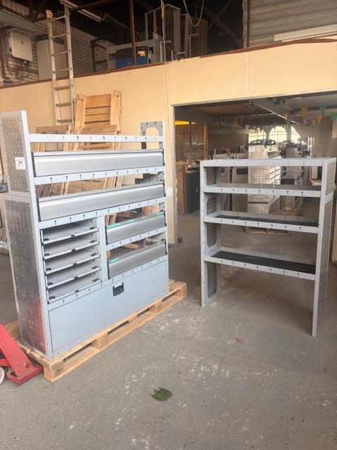 Bedrijfswagen inrichting SET(2552) kast 1,2 €699, Enlèvement, Comme neuf