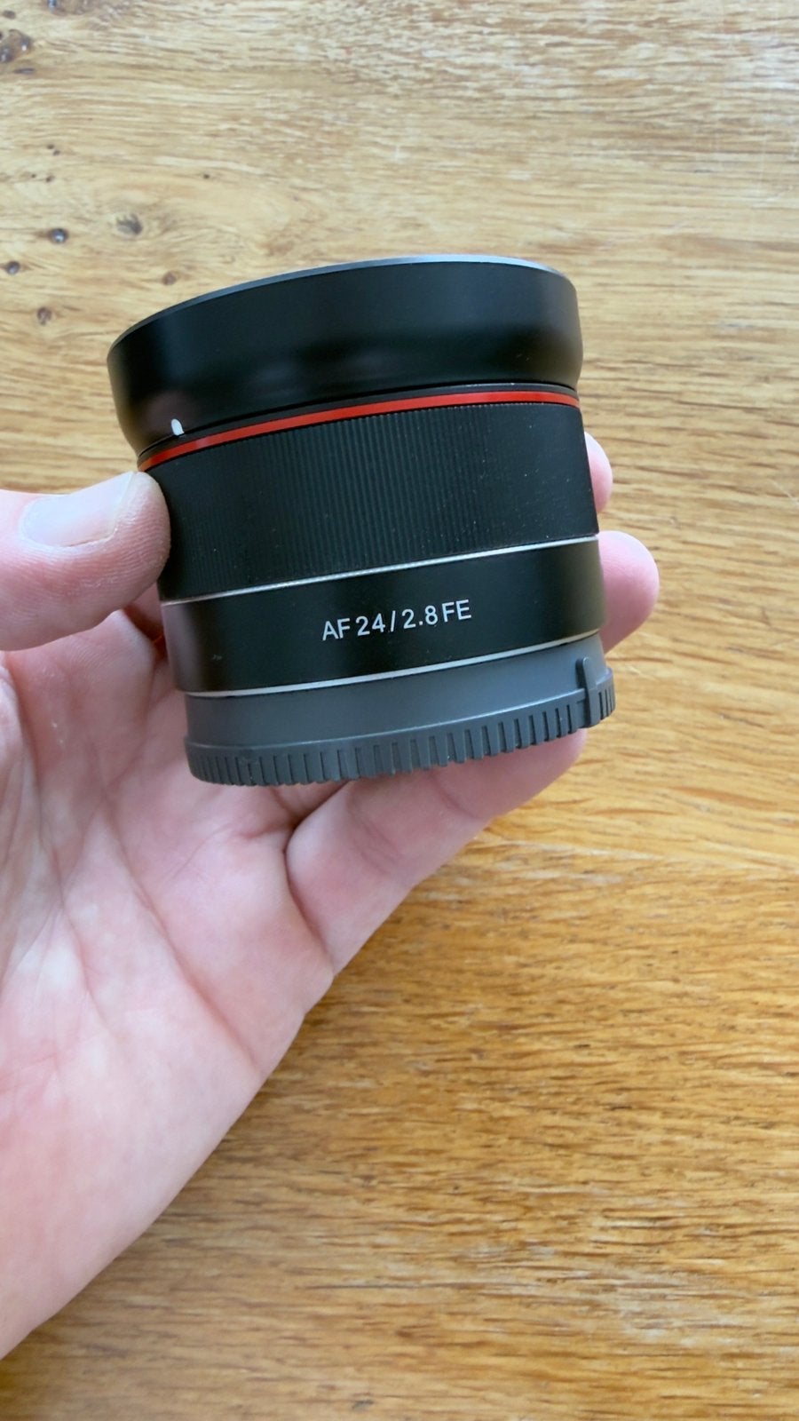 Samyang 24mm f2.8, Ophalen, Zo goed als nieuw