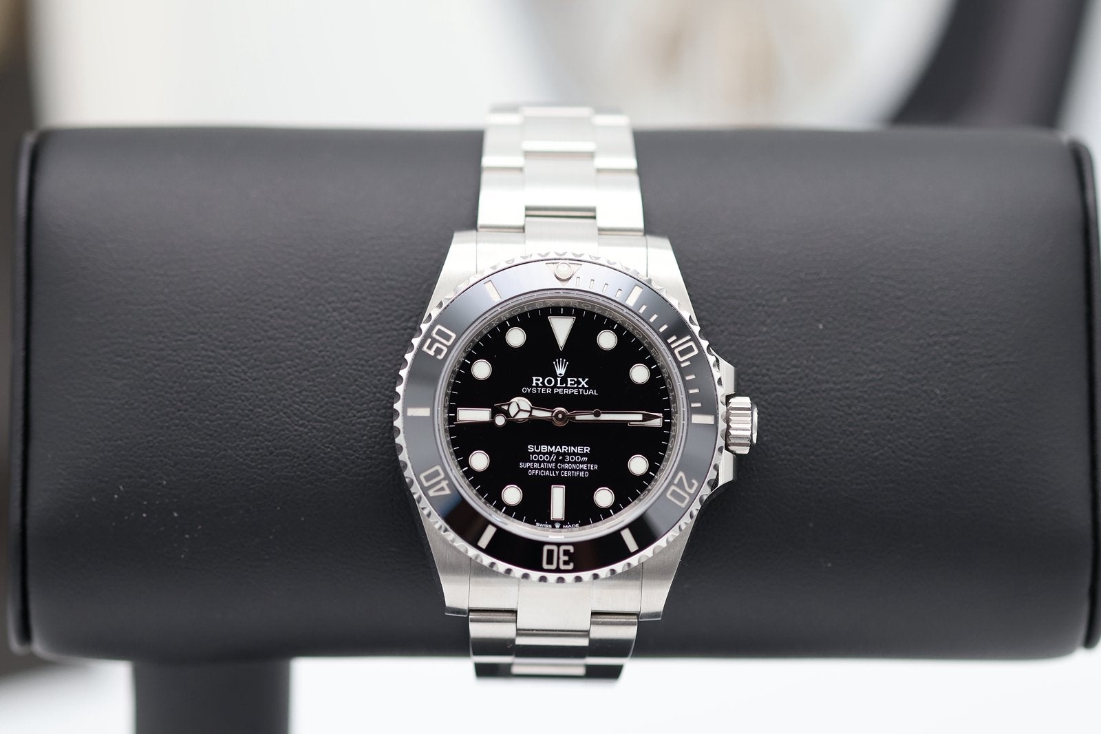Rolex Submariner Aucune date | Réf. 124060 | Nouveau, Bijoux, Sacs & Beauté, Montres | Hommes, Enlèvement ou Envoi, Comme neuf