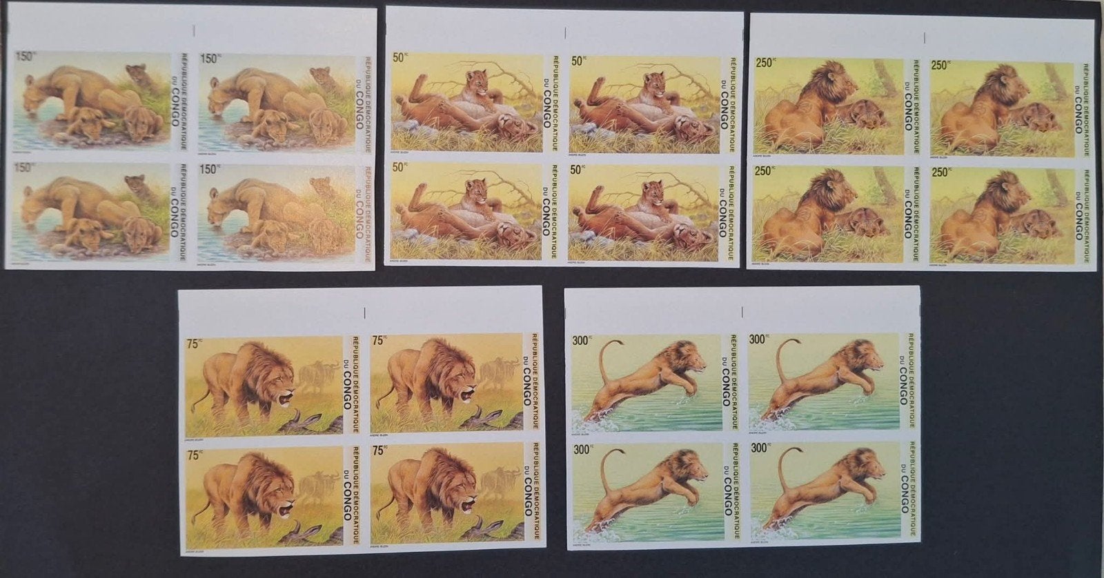 congo postzegels ( André Buzin), Ophalen of Verzenden