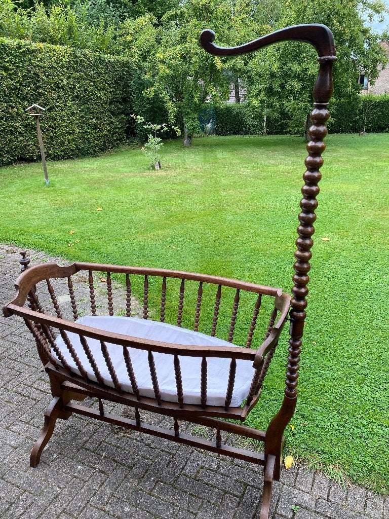 berceau en bois, Enlèvement, Utilisé, Berceau