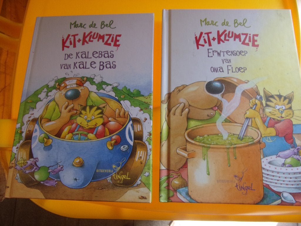 2 boeken MARC DE BEL :KIT + KLUMZIE, Ophalen of Verzenden, Zo goed als nieuw, Marc de Bel