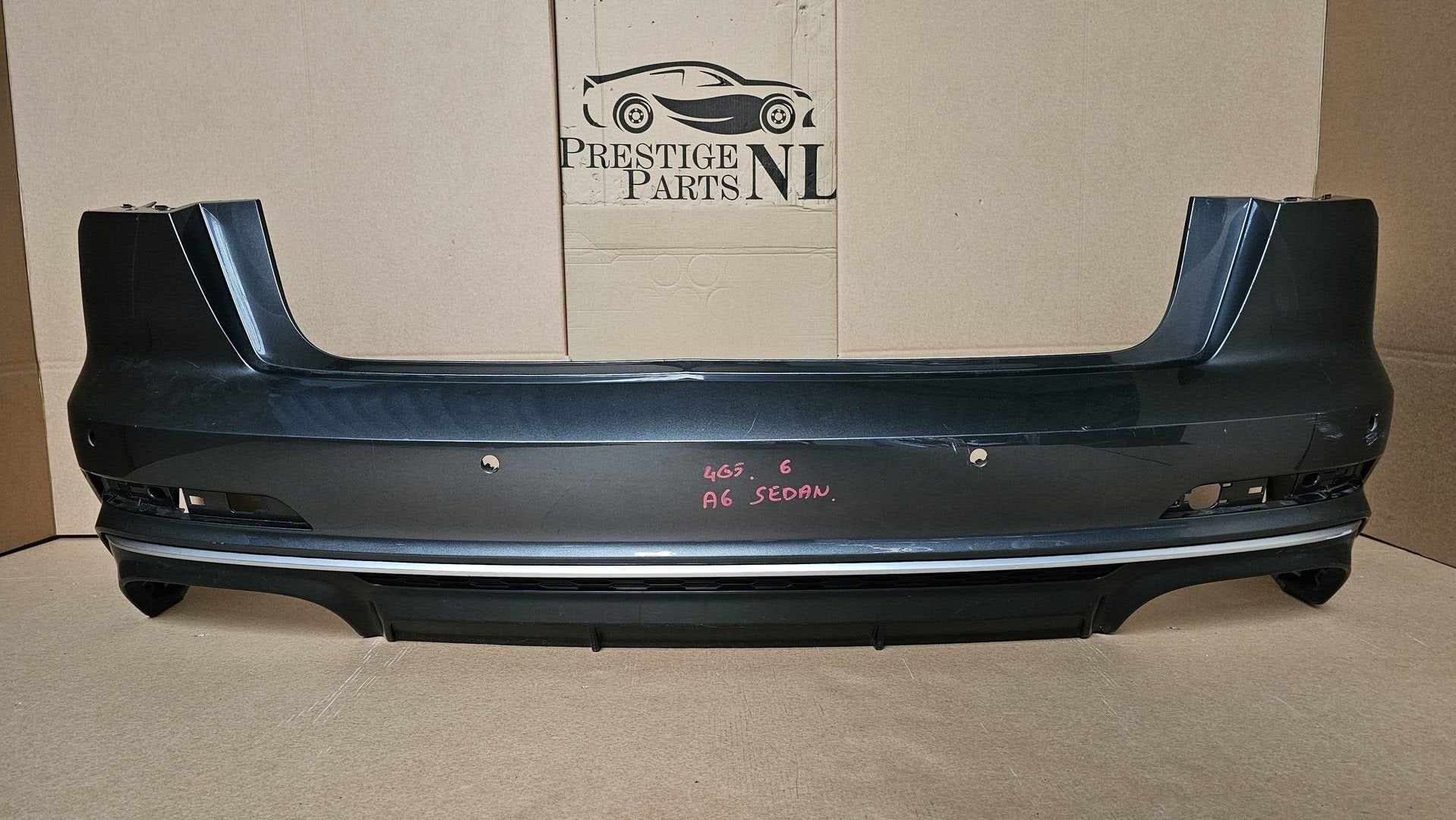 Achterbumper Audi A6 C8 4K S6 Limousine 4xPDC 4K5807511E, Arrière, -, Origine de la pièce connue, Utilisé