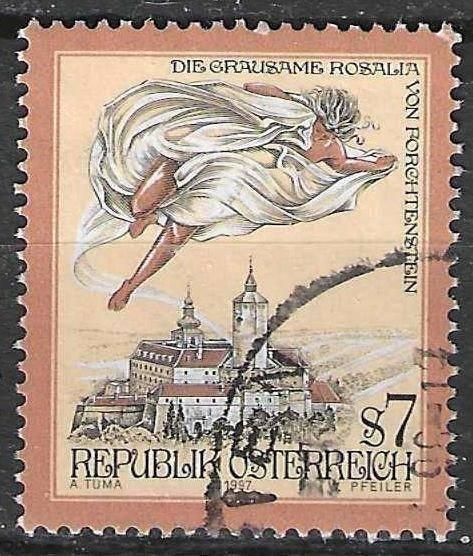 Autriche 1997 - Yvert 2041 - Contes et légendes (ST), Timbres & Monnaies, Timbres | Europe | Autriche, Affranchi, Envoi