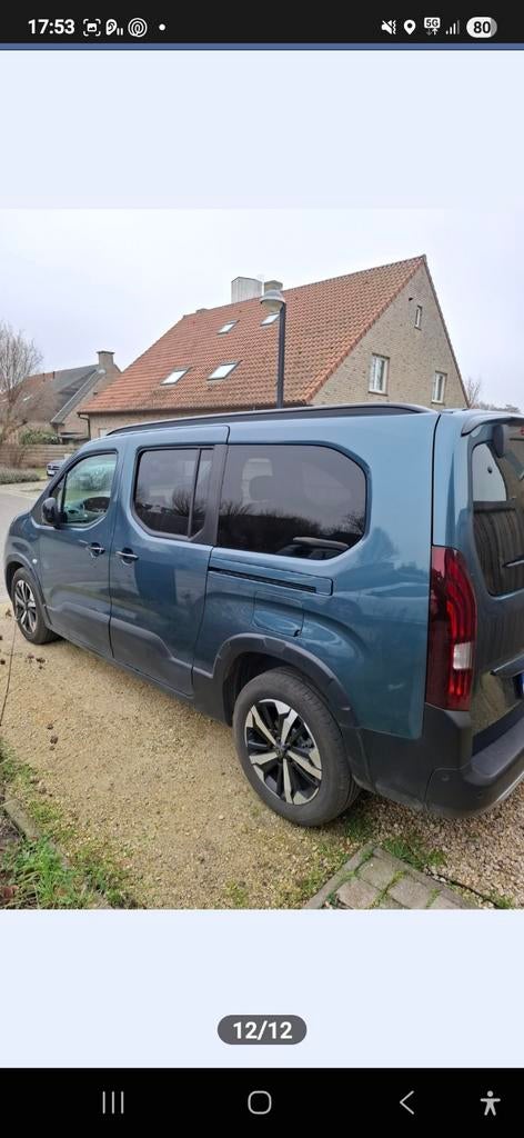 Peugeot New rifter. 1500 diesel 130 pk GT. 7 zitplekken, Automaat, Trekhaak, Diesel, Particulier