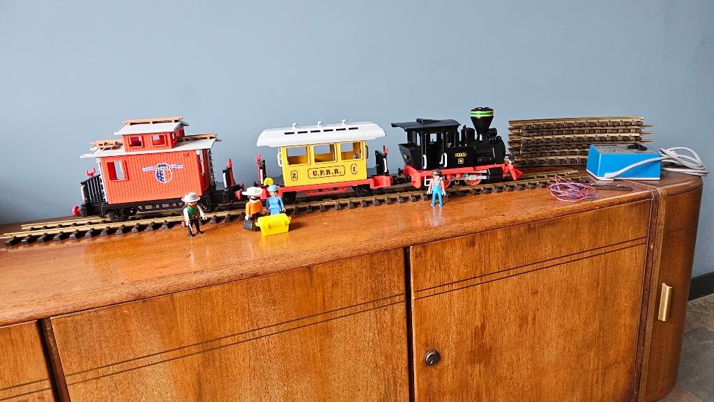 Playmobil 3958 zeldzame Amerikaanse western trein set, Enlèvement, Comme neuf, Ensemble complet