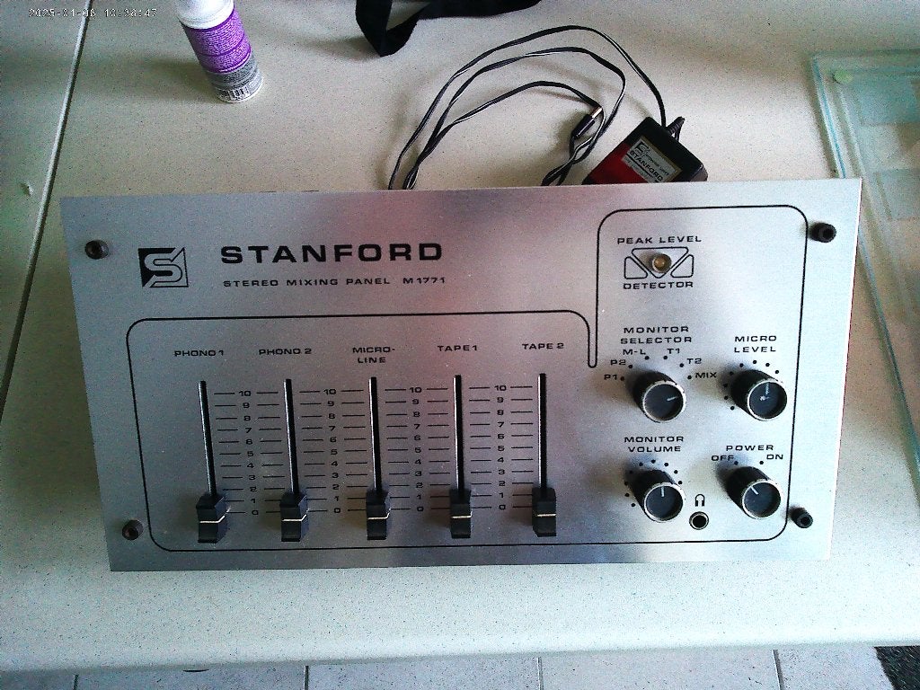 Stanford 5 kanaals mengpaneel, Muziek en Instrumenten, Mengpanelen, Ophalen, Zo goed als nieuw, 5 tot 10 kanalen, Microfooningang