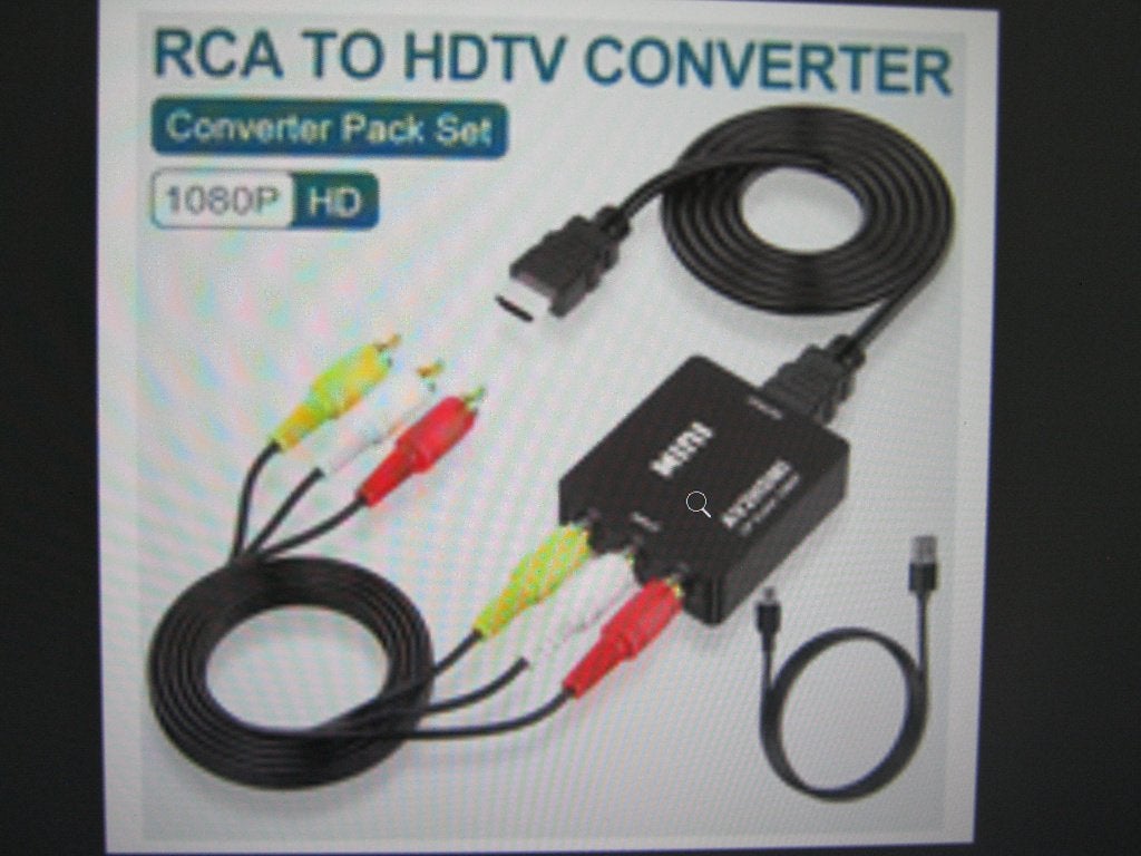 RCA naar HDTV-converter, AV naar HDTV-converterset met, Ophalen of Verzenden, Nieuw, Minder dan 2 meter, Tv-kabel