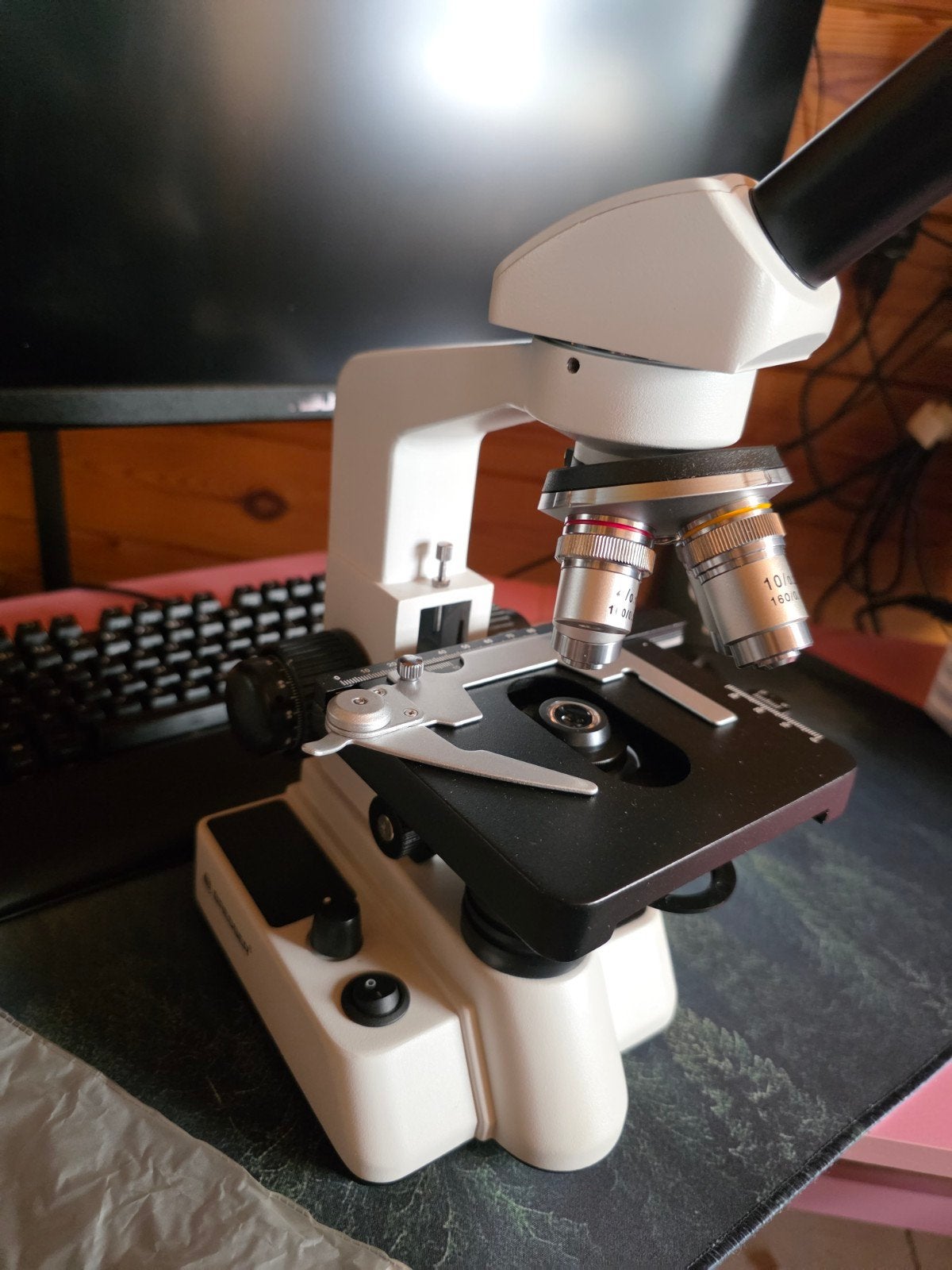 Bresser erudit dlx 40 - 600 gehele set, TV, Hi-fi & Vidéo, Matériel d'optique | Microscopes, Enlèvement