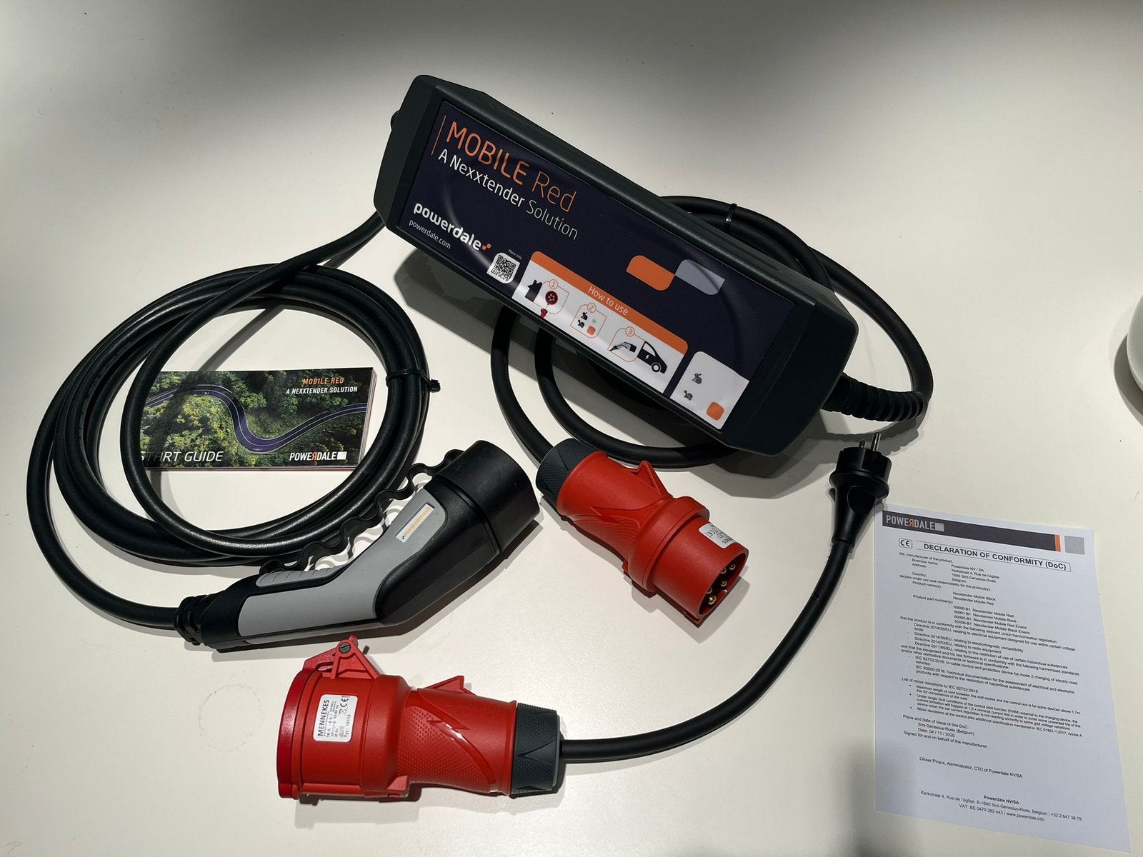 Powerdale Mobile Red – mobiele EV lader, Enlèvement, Neuf, Câble de charge