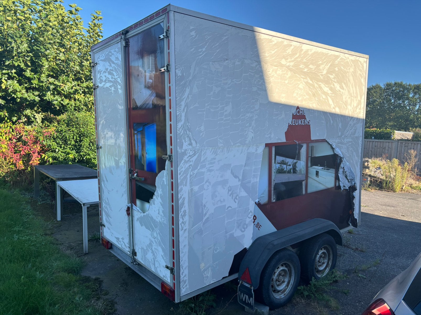 Gesloten aanhangwagen geremd 2700kg, Auto diversen, Ophalen, Gebruikt