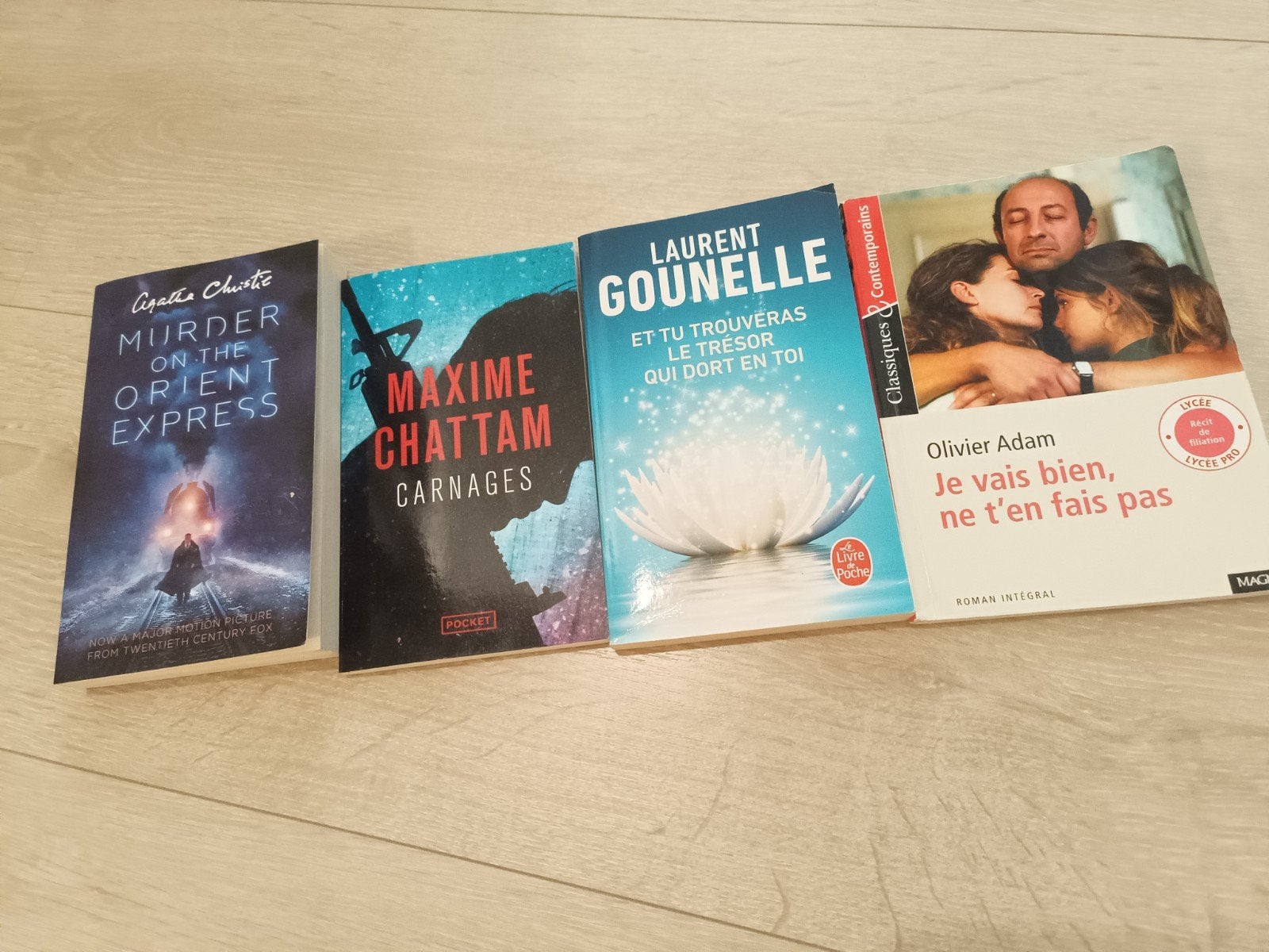 4 leesboeken Frans en engelstalig, Ophalen of Verzenden