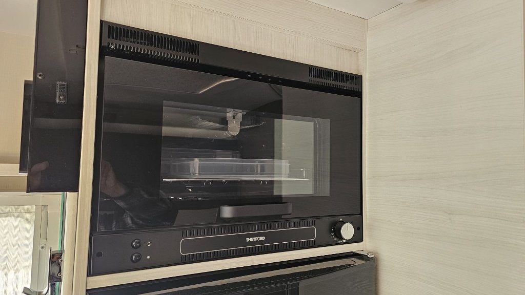 Thetford 525 gasoven en grill - 23 ltr - inbouw, Caravans en Kamperen, Ophalen, Zo goed als nieuw