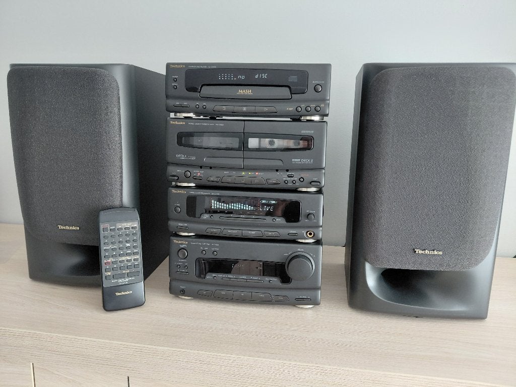 Muzieksysteem Technics SC-CH550, Ophalen, Zo goed als nieuw, Cassettedeck, Overige merken