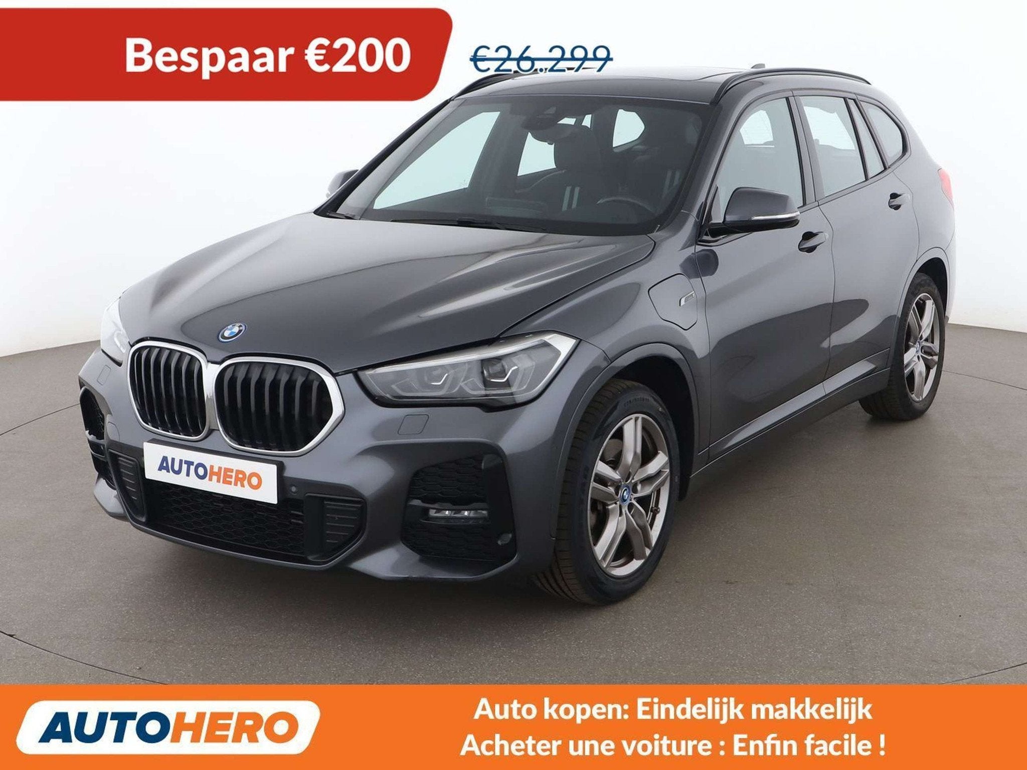 BMW X1 xDrive 25e M Sport (bj 2022, automaat), Gebruikt, Adaptive Cruise Control, 1820 kg, Elektrisch