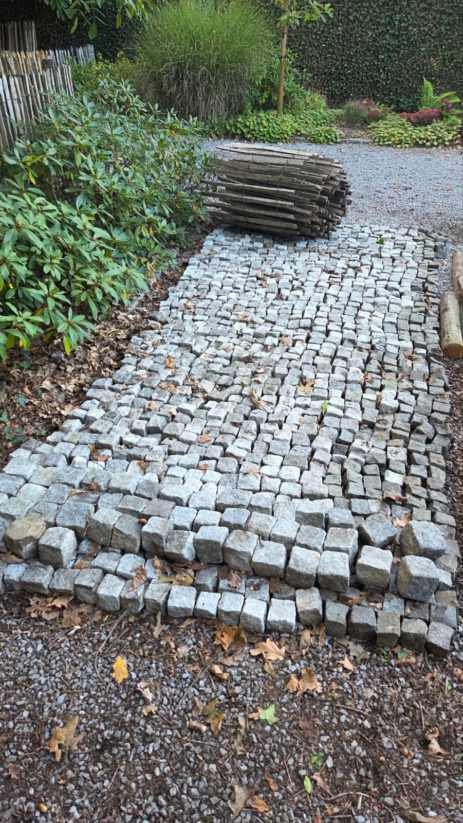 Kleine Kasseien / kinderkopjes, Jardin & Terrasse, Gris, Enlèvement, Utilisé, Rocher