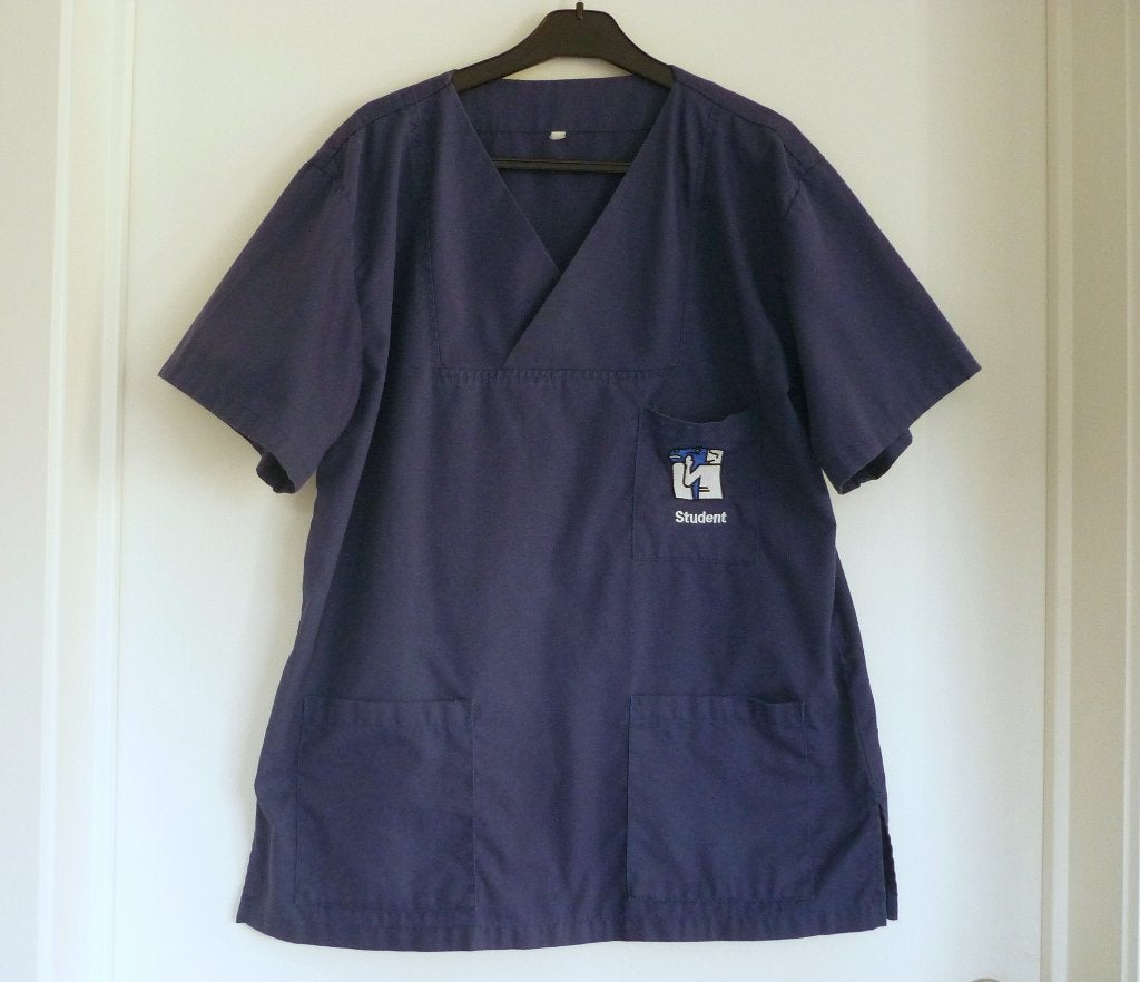 Gratis Donkerblauw shirt Student diergeneeskunde Maat M, Ophalen of Verzenden, Maat 38/40 (M)