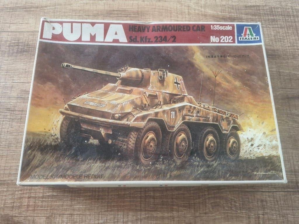 Italeri 1/35 Sd.Kfz.234/2 Heavy Armoured Car Puma, Tank, Italeri, 1:32 tot 1:50, Nieuw