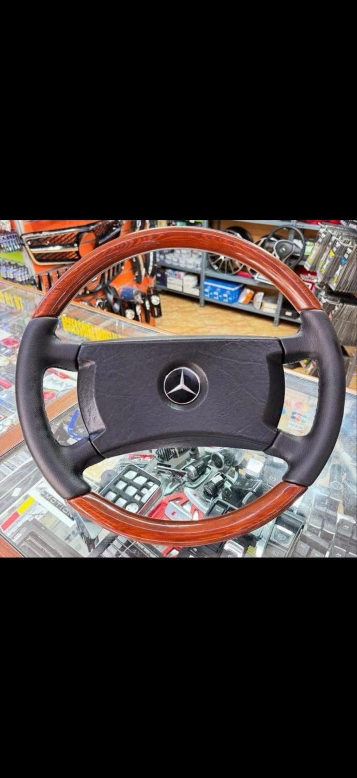 Zebrano stuur Mercedes W123, Auto-onderdelen, Besturing, Ophalen of Verzenden, Mercedes-Benz