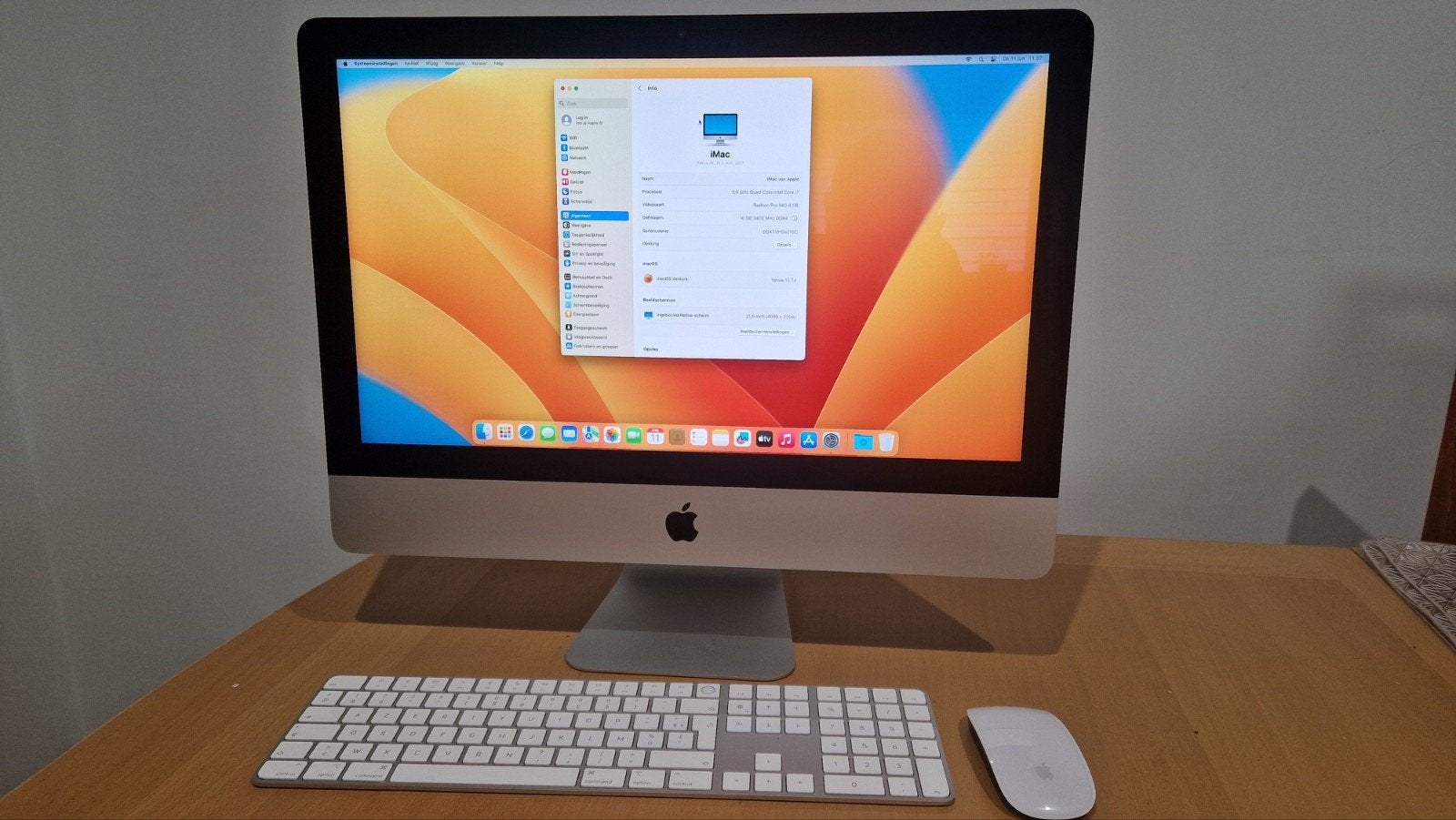 Apple imac 2017 retina 4k, 16gb ram, 1tb, Informatique & Logiciels, Apple Desktops, Comme neuf, iMac, Inconnu, 3 à 4 Ghz, 16 GB