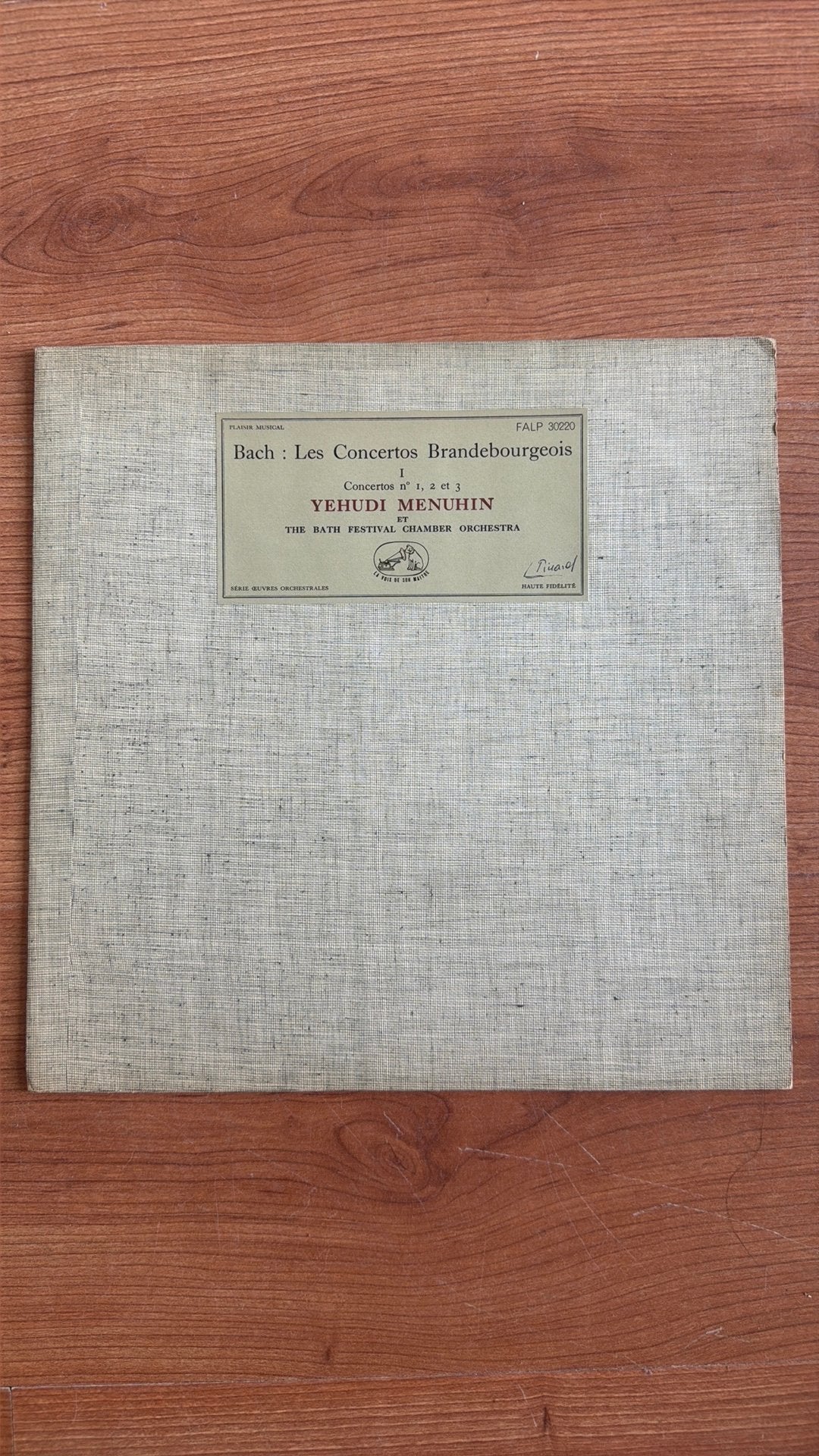 4 33T vinylplat Chopin, Bach, Beethoven - Rubinstein/Menuhin, Ophalen of Verzenden, Zo goed als nieuw, Bach