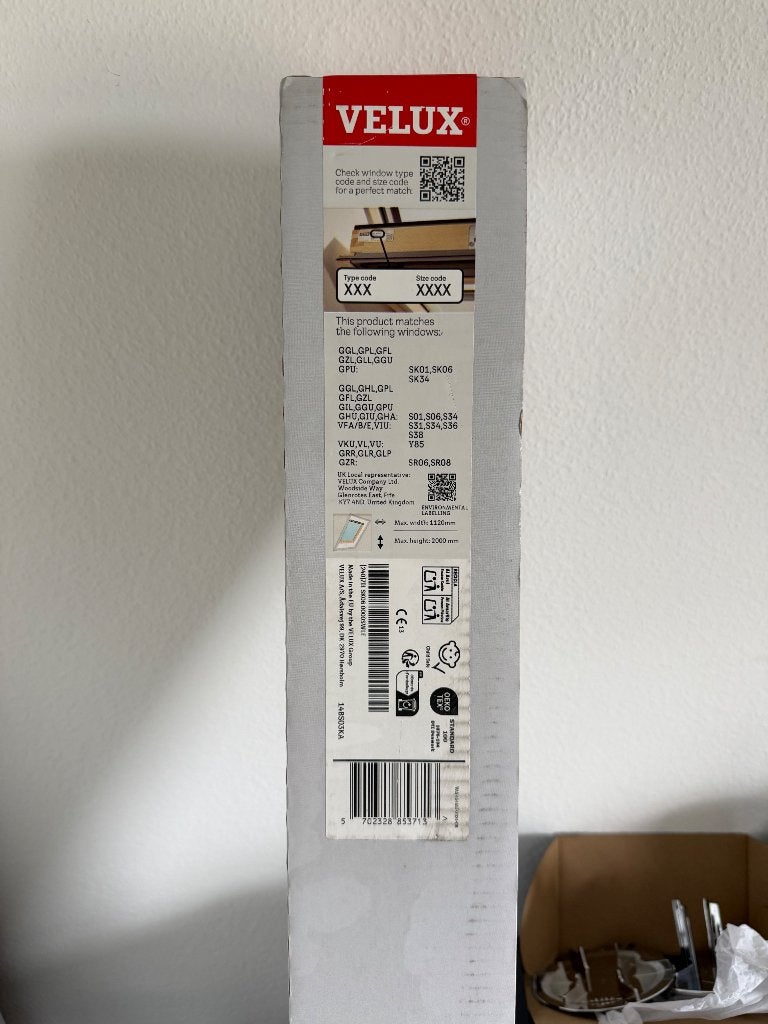 Velux vliegenraam, Ophalen, 80 tot 120 cm, Nieuw, 160 cm of meer