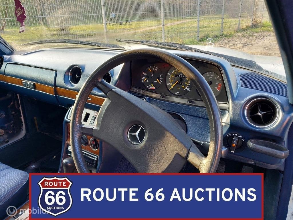 Mercedes-Benz 250 Pullman | 1984 | Route 66 Auctions, Auto's, Zwart, Mercedes-Benz, Bedrijf, Handgeschakeld