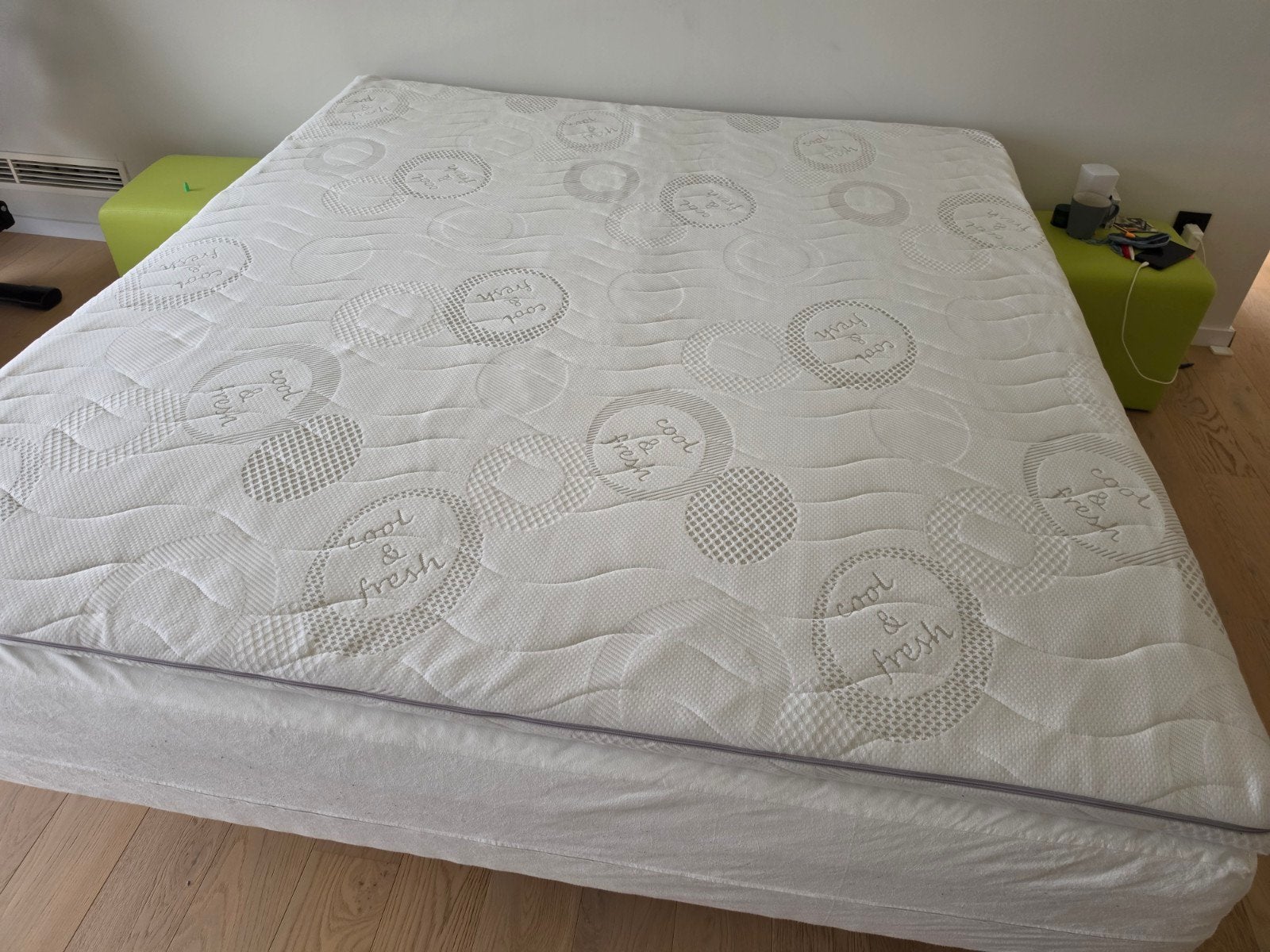 Surmatelas en mousse viscoélastique 5 cm, Maison & Meubles, Neuf, Matelas, Enlèvement, 180 cm