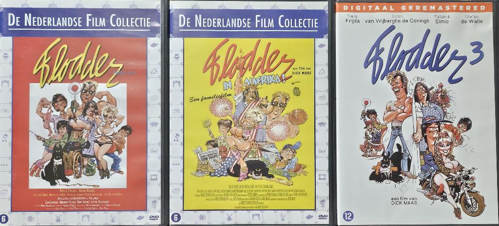 Flodder 1, 2 & 3, Cd's en Dvd's, Ophalen of Verzenden, Zo goed als nieuw, Komedie