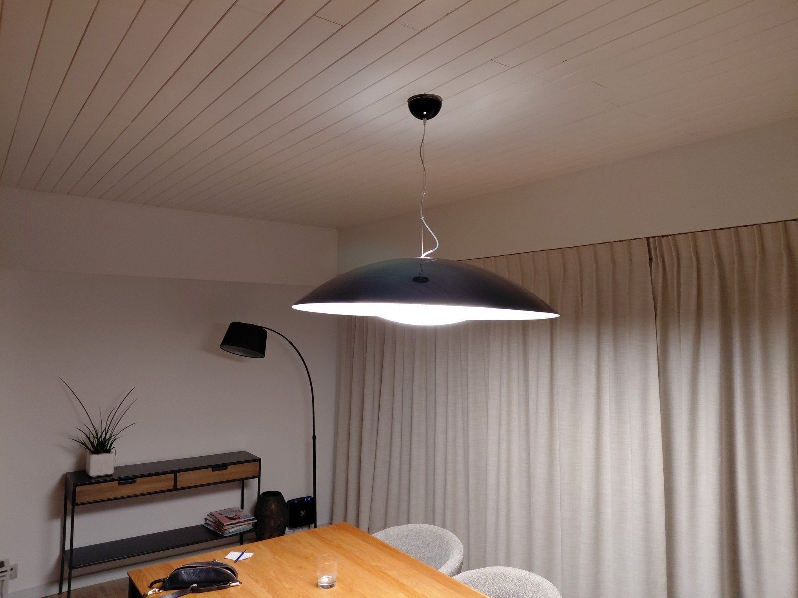 Mooie moderne hanglamp., Ophalen, Kunststof, 89 cm, Design