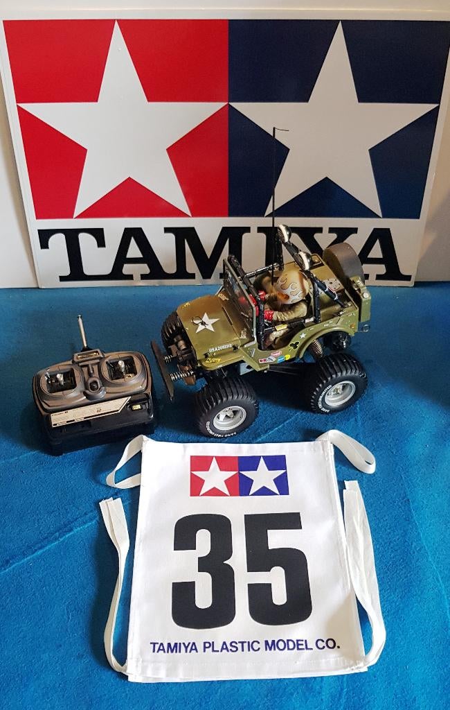 Vintage Tamiya Wild Willy #58035 RTR van 1982 (de mk1. SWB), Elektro, Verzenden, Auto offroad, Zo goed als nieuw