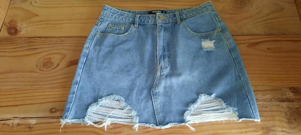 Mooi jeansrokje Missguided petite maat 38, Kleding | Dames, Rokken, Maat 38/40 (M), Blauw, Missguided petite, Ophalen of Verzenden