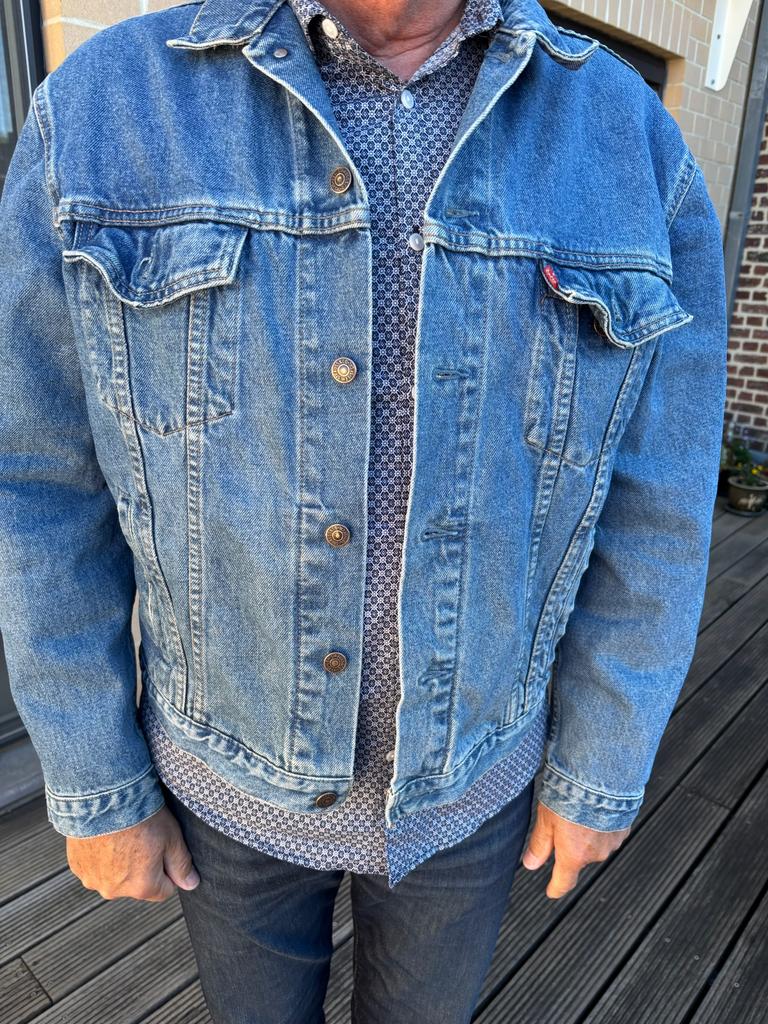 Jeansjas Levis XL, Ophalen, Gedragen, Maat 46/48 (XL) of groter
