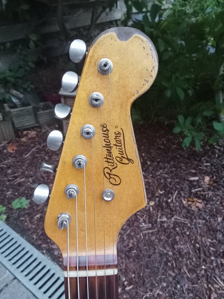 Rittenhouse USA Stratocaster Sonic Blue Relic, Ophalen, Gebruikt, Solid body, Overige merken