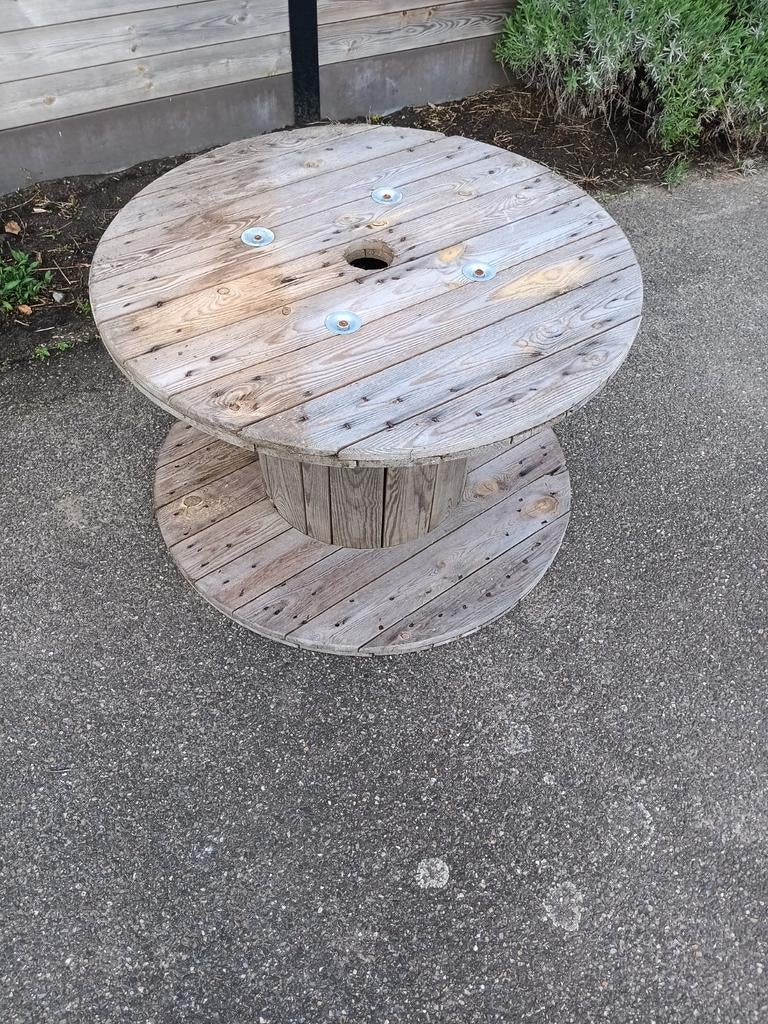 Houten haspel, Tuin en Terras, Ophalen, Zo goed als nieuw, Rond, Hout