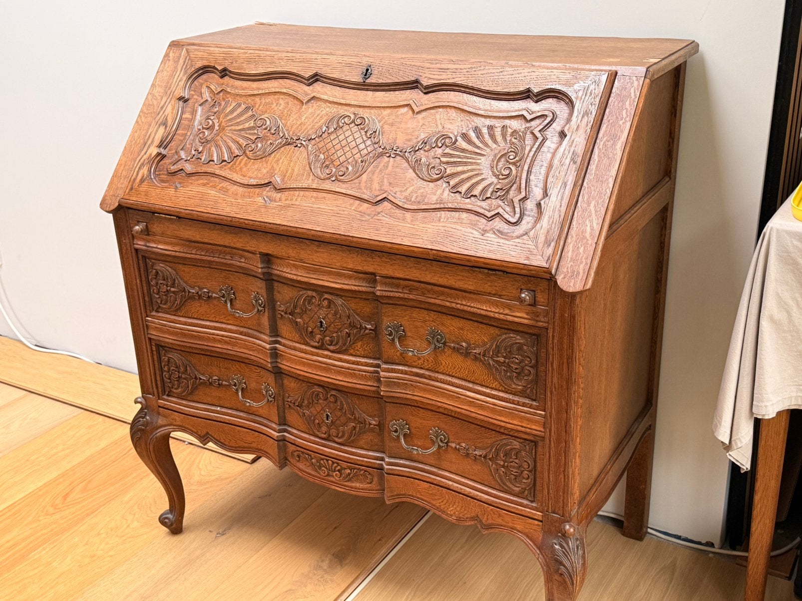 Secretaire - antiek bureau, Ophalen, Gebruikt, Antiek