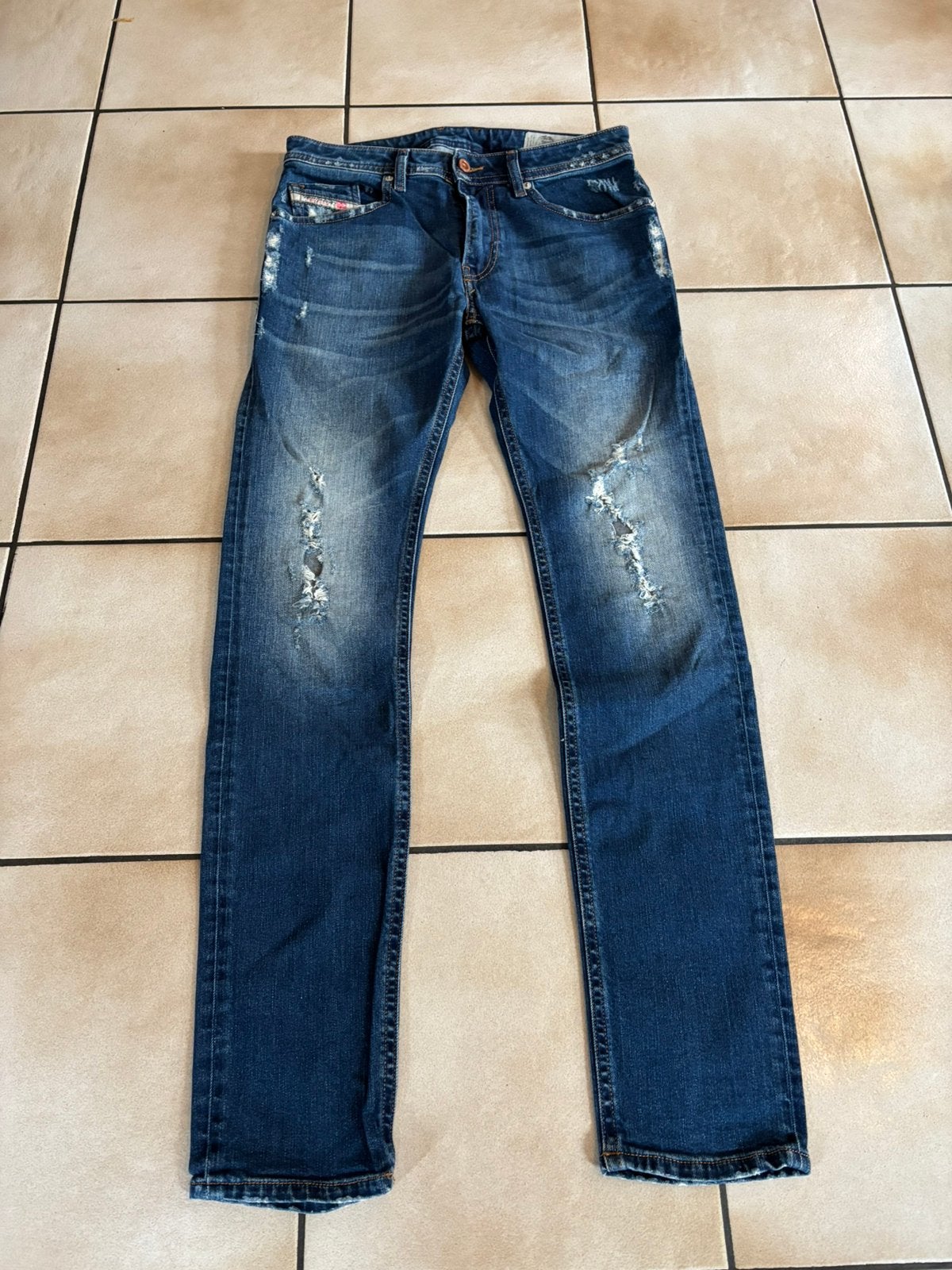 Jaensbroek diesel, Kleding | Heren, Spijkerbroeken en Jeans, Ophalen of Verzenden, Zo goed als nieuw, Blauw, Overige jeansmaten