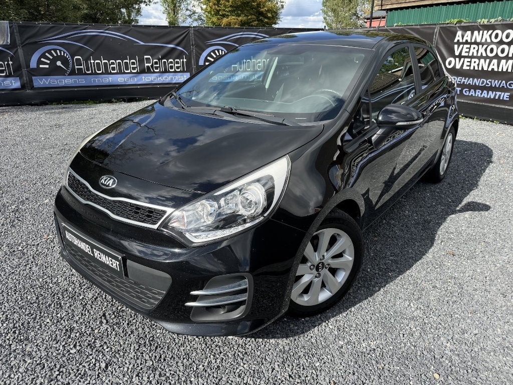 Kia Rio 1.2i, 3-Deurs, 129.000 km, Navigatie, Airco, PDC + 1, Auto's, Stof, 4 cilinders, 62 kW, Bedrijf